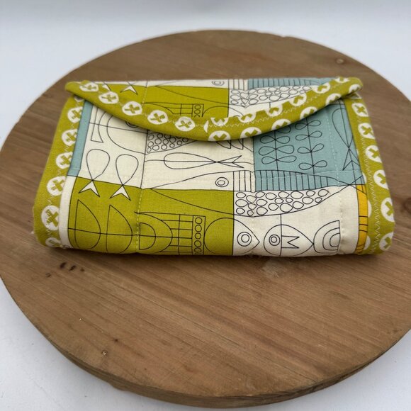 Handmade from isew pattern couple organizer snap closure excellent condition - Picture 3 of 7